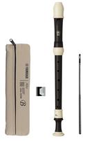Yamaha Alto Baroque Ebony Includes Finger Cleaning Recorder Cloth Fingering ABS Resin YRA-324B Recorder, Style, Finish, Rest, Rod, Cream, Case, Chart,