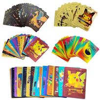 55 vnt. Pokémon kortelės VSTAR GX EX VMAX MEGA TAG TEAM Energijos Trenerio Charizard Pikachu Retas Kolekcijos Kovos Kortelė I39 English - 27PCS auksas