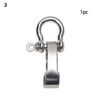 Apyrankių sagtelės Išgyvenimo virvė Paracord U formos grandinės sagtis Paracord apyrankių priedai 1pc style 3