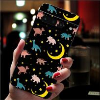Telefono dėklas, skirtas Google Pixel 7 Pro 7 6A 6 Pro 5A 4A 3A Pixel 4 XL Pixel 5 6 4 3 XL 3A XL 2 XL Mielas kūdikių dinozaurų dėklas Funda Google Pixel 2
