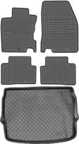Nissan Qashqai Ii Crossover From 2013-2021. Set - Rubber Car Mats + Trunk Mat
