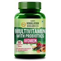 Vlado’s Himalayan Organics Multivitamin With Probiotics Supplement For Women With 60+ Essential Ingredients | Multiminerals For Immunity and Energy
