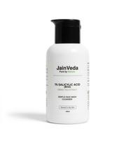 JainVeda 1% Salicylic Acid (BHA) Gentle Face Wash, with Green Tea Extract, Deep Cleansing, Anti-Acne, for Normal to Oily Skin, 100ml