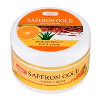 Saulėtas Saffron Gold veido kremas su alavijo, šafrano ir kelių vaisių nauda | Akimirksniu atgaivina papilkėjusią odą, palaiko odos elastingumą orange