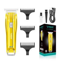 VGR V-955 Professional Rechargeable cordless Hair Trimmer with Stainless steel Blades, USB Charging cable, 3 Guide Combs for men Runtime: 100 mins,