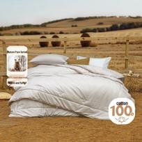 Mercury Home Textiles Kolad 100% Australian Wool All-Season Detachable Quilt