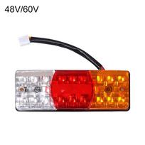 Safety Warning Refitting Accessories E-bike Rear Light Cornering Lamp Electric Tricycle Tail Lights 48V/60V
