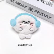 Versatile Baby Seal Plush Keychain and Bag Pendant