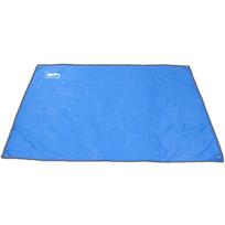 Oxford Cloth Tent Floor Tarp Waterproof Camping Ground Mat Portable Picnic Mat  Beach Blanket Blue-210x150cm