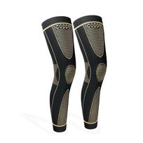 Polyester Long Basketball Football Cycling Knee Pads High Elastic Pressure-Resistant Non-Slip Xl size
