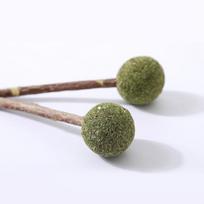 Pet Toys Lolly Japanese Organic Catnip Cat Toy Dried Lollypop Matatabi Stick Lollipop Silvervine Ball (Green,3cm) žalia