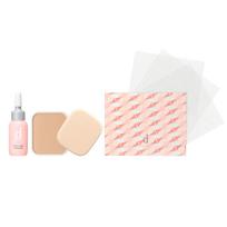d program Medicated Skincare Foundation Makeup Ochre 10 Lighter 11mL 30 Sheets (Powdery) Touch-up Set, (Slightly Shade), 10.5g + + [Quasi-drug]