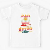Rad Retro Vibes Kids T-Shirt 130