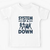System Of A Down Vintažiniai vaikiški marškinėliai 160 gray