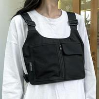 Large Capacity Man' S Vest Bag Oxford Cloth Message Crossbody Pouch  Cycling Style D