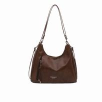 Multifuctional Crossbody Bag Large Capacity Tote Bag Oil Wax Leather Shoulder Bag  Vacation kava