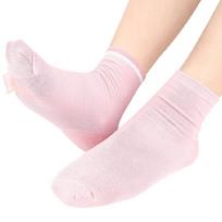 Bunions Corrector Moisturizing Heel Socks for Dry Cracked Feet Hallux Valgus Corrector Big Toe Separators Toe Spacer rožinė