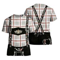 Men's Short Sleeve T-Shirt with Oktoberfest Vintage Graphic Print Loose Fit Casual Summer Top M juoda