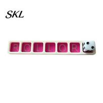 Charleston Phase Helper Mahjong Tracker, Board Practice with Dice, American Passing Tile Sequence Guide for Exchange, Compact Training Tool Beginners balta