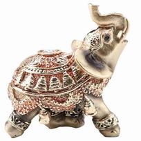 Non-Slip Feng Shui Elephant Statue Gold Wealth Elephant Sculpture  Home Decoration S
