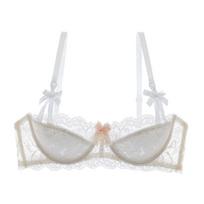 Sexy babes half cup girl underwear women's pure desire wind small breasts gather to lift breasts to prevent sagging night set bra cover 32/70A