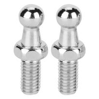 2PCS 10mm Gas Strut Ball Stud Shock Support Ball Joint Adapter  Universal For All Car Gas Struts M6