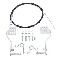 Go Kart Brake Throttle Pedals with 71 Inch Throttle Cable For Road Rocket/Azusa Fun Kart/Carter Go Kart/Kart Racing Drift Trike