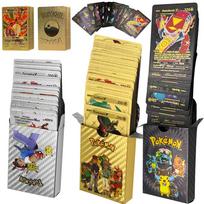 55 vnt. Pokemon kortelės VSTAR GX EX VMAX MEGA TAG TEAM Energijos Treneris Charizard Pikachu Retas Kolekcijos Kovos Kortelė I03 English - 27PCS auksas