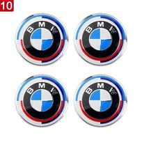 2025 Karštos 56/60/65/70mm Automobilio Ženkleliai Ratų Centrinės Dangtelio Lipdukai Stebulių Dangteliai Lipdukas BMW M M3 X5 X3 E46 E90 E39 F10 F20 F30 G20 E60 E 60mm wheel sticker