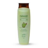 Naturali Dandruff Defence Shampoo with Tea Tree Oil & Cactus Extracts | Prevents Dandruff | Paraben and Sulphate Free Shampoo (370ml)