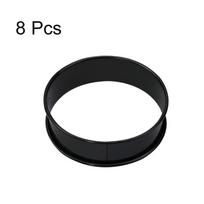 8 Piece Heat-Resistant Mousse Cake Mold Non-Stick Egg Ring Baking Circle Mold  Burger 6 cm/2.36 in juoda
