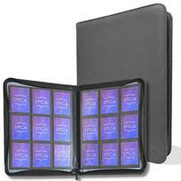 SPICA Card 9 Holds 360 for Trading Card and Collection with and The Collection Binder File, Pockets, Cards, Side-Loading, Zippered, Storage, juoda
