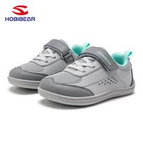 HOBIBEAR Kids' Wide-Head Breathable Velcro Shoes - Soft, Wear-Resistant Synthetic Leather for Boys & Girls 29