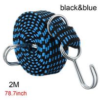 New Fixed Band Bikes Ropes Tie Bicycle Strap Cord Hooks Luggage Roof Rack Luggage Rope 1M