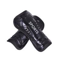 Hot Kids Adults Soccer Shin Guards Light Soft Foam Protect Football Shin Pads Adult Knee Support black-S For Kids