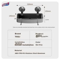 Taili Suction Cup Wall-Mounted Bathroom Storage Rack, No Drilling Required, for Toilet, Washbasin, And Kitchen Wall-Mounted Shelf