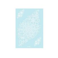 Wedding Tool Luminous Henna Tattoo Sticker Leg Arm Lace Temporary Tattoo  Finger Hand YW 0001