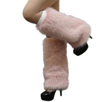 Cozy Furry Boot Toppers for Women Thick Fuzzy Leg Warmers Gaiters Calf Socks for Winter Warmth and Themed Party Costumes 15