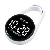 Student Keychain Digital Pocket Watch Small Hanging Electronic Clock Plastic Housing Backpacks Pendants School Essential balta