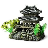 Aquarium Decors Fish Tanks Decoration Betta Fish Tanks Accessories Resins House Ornament for Cave Hide Decorations Gift