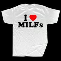 Juokingi Aš Myliu MILF širdelės marškinėliai Grafiniai Streetwear trumparankoviai Gimtadienio dovanos Vasaros stiliaus marškinėliai Vyriški drabužiai XS balta