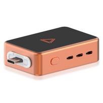 140W Smart Auto Disconnect Charging Adapter, AI Full Charge Separator with Physical Eject, Overcharge Protection USB-C Adapter for Phone Black【Type-C】