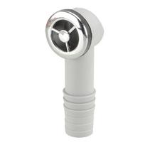 1 vnt. 21-23 mm perpildymo galvutės apvalus adapteris Apvalus adapteris Kriauklės nutekėjimo priedai Keraminei kriauklei white