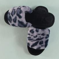 Ladies, Leopard Print, Fur Slippers, Outerwear, Casual Cotton Slippers 36-37 ruda
