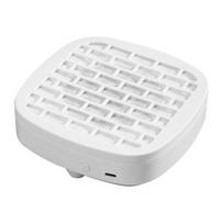 USB Mini Nagų Dulkių Siurblys Galingas Siurbimas 3200 RPM Nagų Dulkių Surinkėjas 3 Greičio Reguliuojamas Nešiojamas Kelioninis Namų Salono Nagų Dulkių Siurbimo Ventiliatorius su Filtru balta