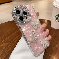 Shell-patterned Case for IPhone 11, Apple 17 Pro Max, 13mm Pearl Bow, 12/15mm Pro iPhone 11