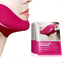 Deep Collagen V Lifting Gel Mask | Double-chin Mask | Instant Cooling & Depuffing | Face Toning Belt | Jawline Shaper Face Lift | Collagen V-line |