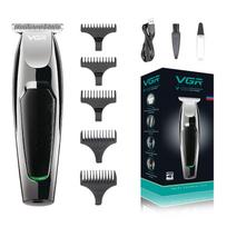 VGR Mens Hair Clippers Professional Hair Beard Trimmer 6 Level Adjustment,Electric Clippers Haircut Cutter Shaver With Household For Men,Kids,Pet S