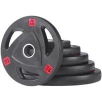 KEENARMOR Gym Rubber Coated Barbell Plate with Hand Grips