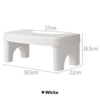 Lanjiaoluo Toilet Stool, Squatting Bench, Thickened Non-Slip Footrest for Home Use, Suitable for Elderly And Pregnant Women, Toilet Footstool